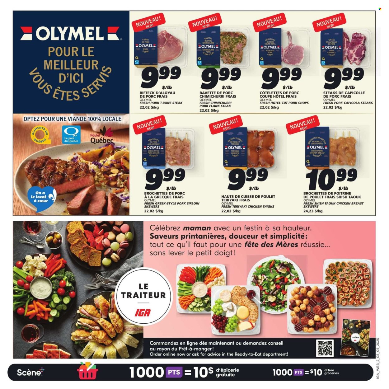 IGA flyer - May 08, 2025 - May 14, 2025. Page 1