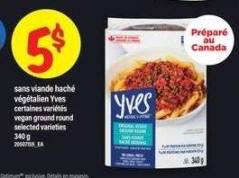Yves sans viande haché végétalien