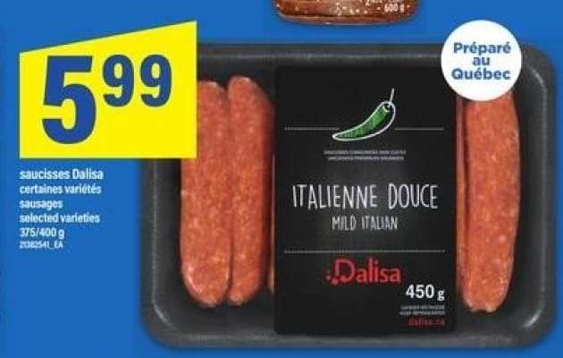 SAUCISSES DALISA