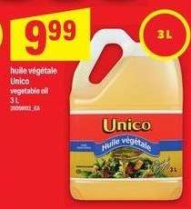 huile végétale Unico