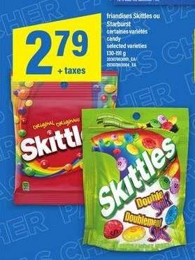 Skittles ou Starburst