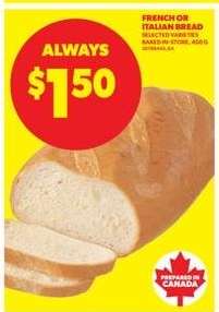 French or Italian Bread