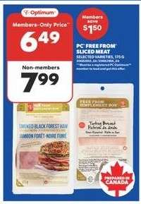 PC Free From Sliced Meat