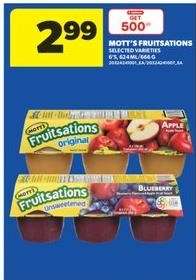 Mott's Fruitsations
