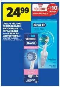 Oral-B Pro 300 Rechargeable Toothbrush