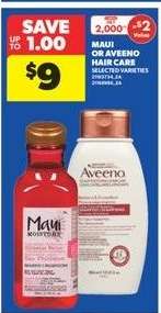 Maui or Aveeno Hair Care