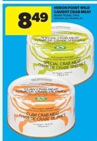Heron Point Wild Caught Crab Meat