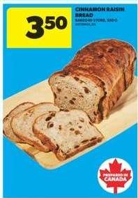 CINNAMON RAISIN BREAD