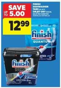 Finish Dishwasher Tabs or Jet Dry