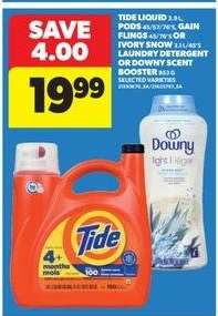 Tide Liquid or Downy Scent Booster