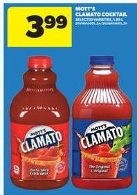 MOTT’S CLAMATO COCKTAIL