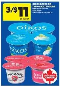 Oikos Greek or Two Good Yogurt