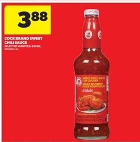 COCK BRAND SWEET CHILI SAUCE
