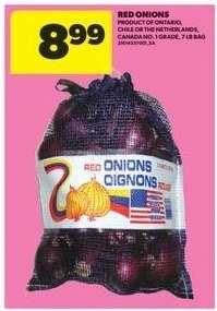 RED ONIONS