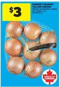 FARMER'S MARKET YELLOW ONIONS