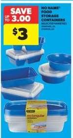 NO NAME FOOD STORAGE CONTAINERS