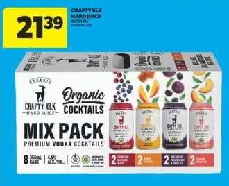 Crafty Elk Hard Juice Mix Pack