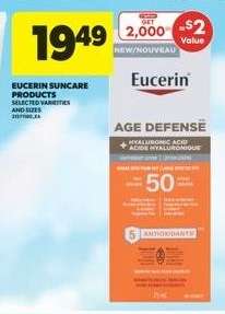 Eucerin Suncare Products