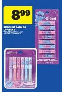 Stitch Lip Balm or Lip Gloss