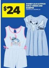 Disney Lilo & Stitch Girls' Dress and Romper