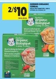 Gerber Organic Cereal