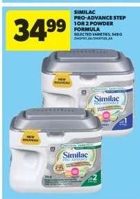 Similac Pro-Advance Step 1 or 2 Powder Formula