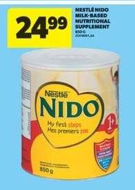 Nestlé Nido Milk-Based Nutritional Supplement