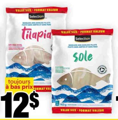 Selection Tilapia and Sole