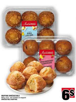 MUFFINS IRRÉSISTIBLE