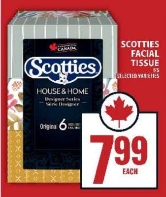 Scotties Facial Tissue