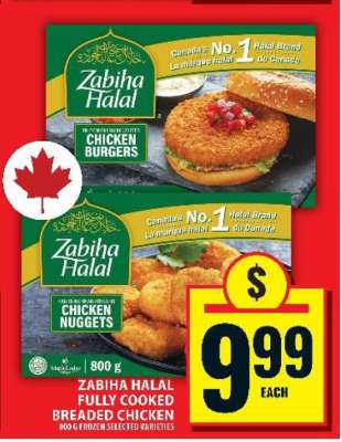 ZABIHA HALAL FULLY COOKED BREADED CHICKEN