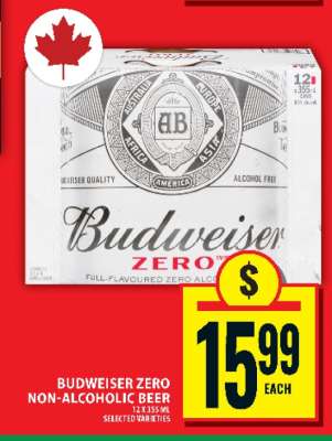 Budweiser Zero Non-Alcoholic Beer