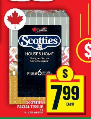 Scotties Facial Tissue