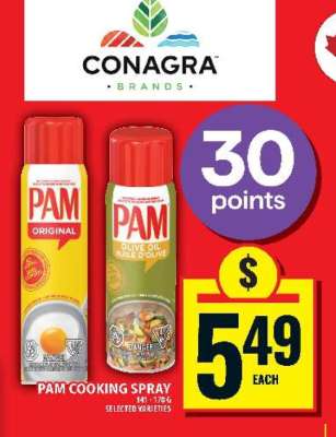PAM COOKING SPRAY