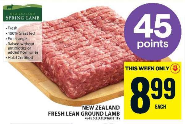 New Zealand Fresh Lean Ground Lamb