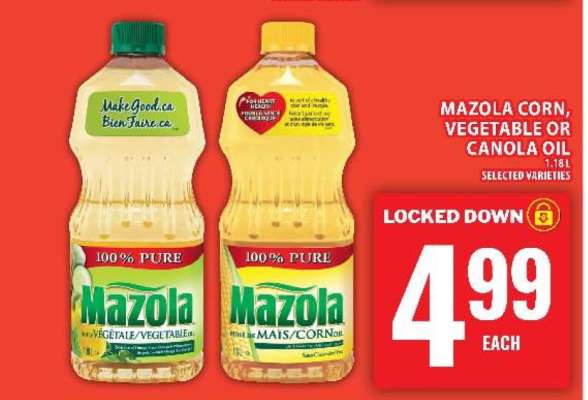 MAZOLA Corn, Vegetable or Canola Oil