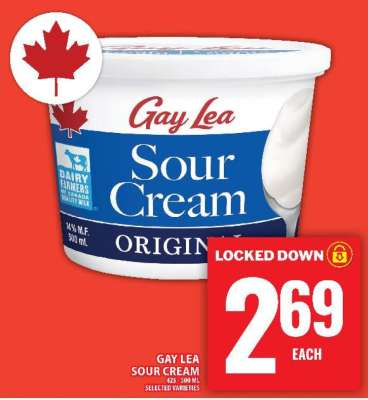 GAY LEA SOUR CREAM