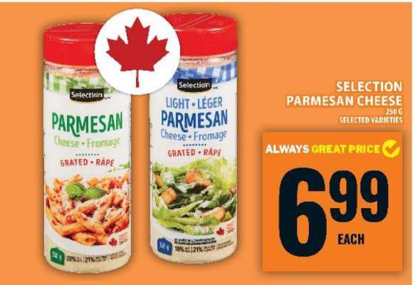 Selection Parmesan Cheese