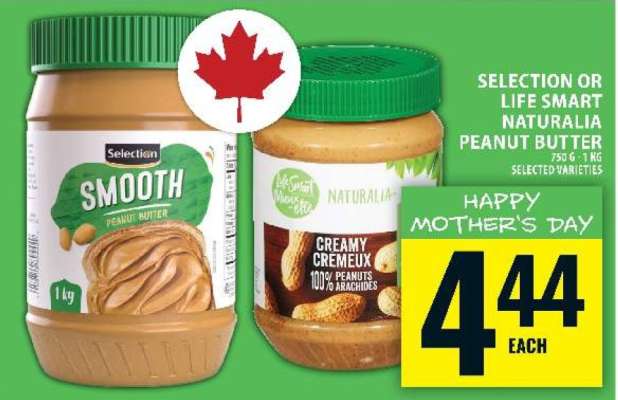 SELECTION OR LIFE SMART NATURALIA PEANUT BUTTER