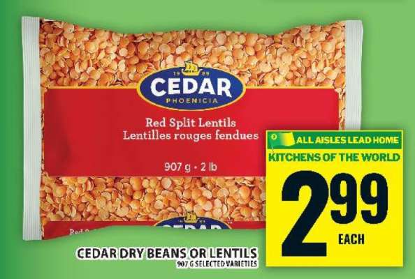 Cedar Red Split Lentils