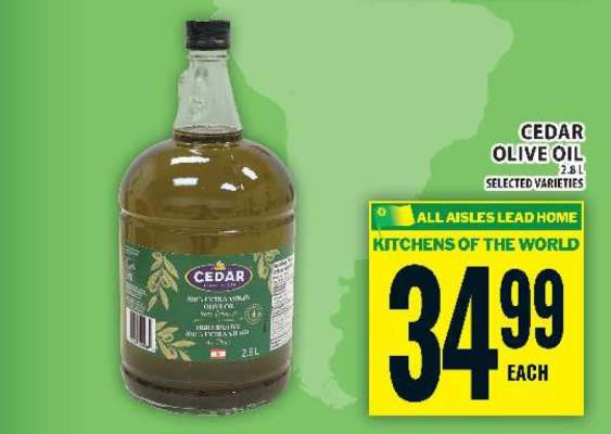 Cedar Olive Oil