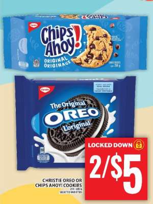 CHRISTIE OREO OR CHIPS AHOY! COOKIES