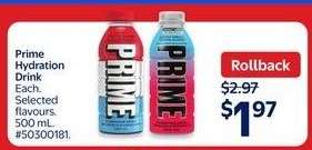 PRIME HYDRATION DRINK