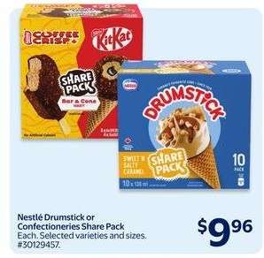 Nestlé Drumstick or Confectioneries Share Pack