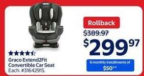 Graco Extend2Fit Convertible Car Seat