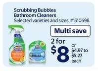 Scrubbing Bubbles Bathroom Cleaners