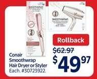 Conair Smoothwrap Hair Dryer or Styler