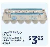 Large White Eggs 12-Pack