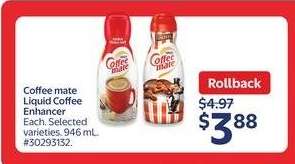 Coffee mate Liquid Coffee Enhancer