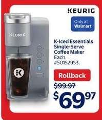 K-Iced Essentials Single-Serve Coffee Maker